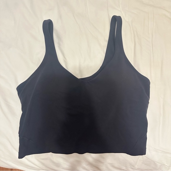 Lululemon Black Align Tank Top Size 10 Athletic Crop - Picture 2 of 8